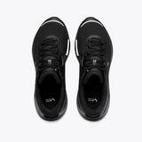 Mount to Coast P1 black running shoes - Top-down view #Color_black