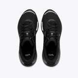 Overhead view of Mount to Coast P1 black running shoes #Color_black