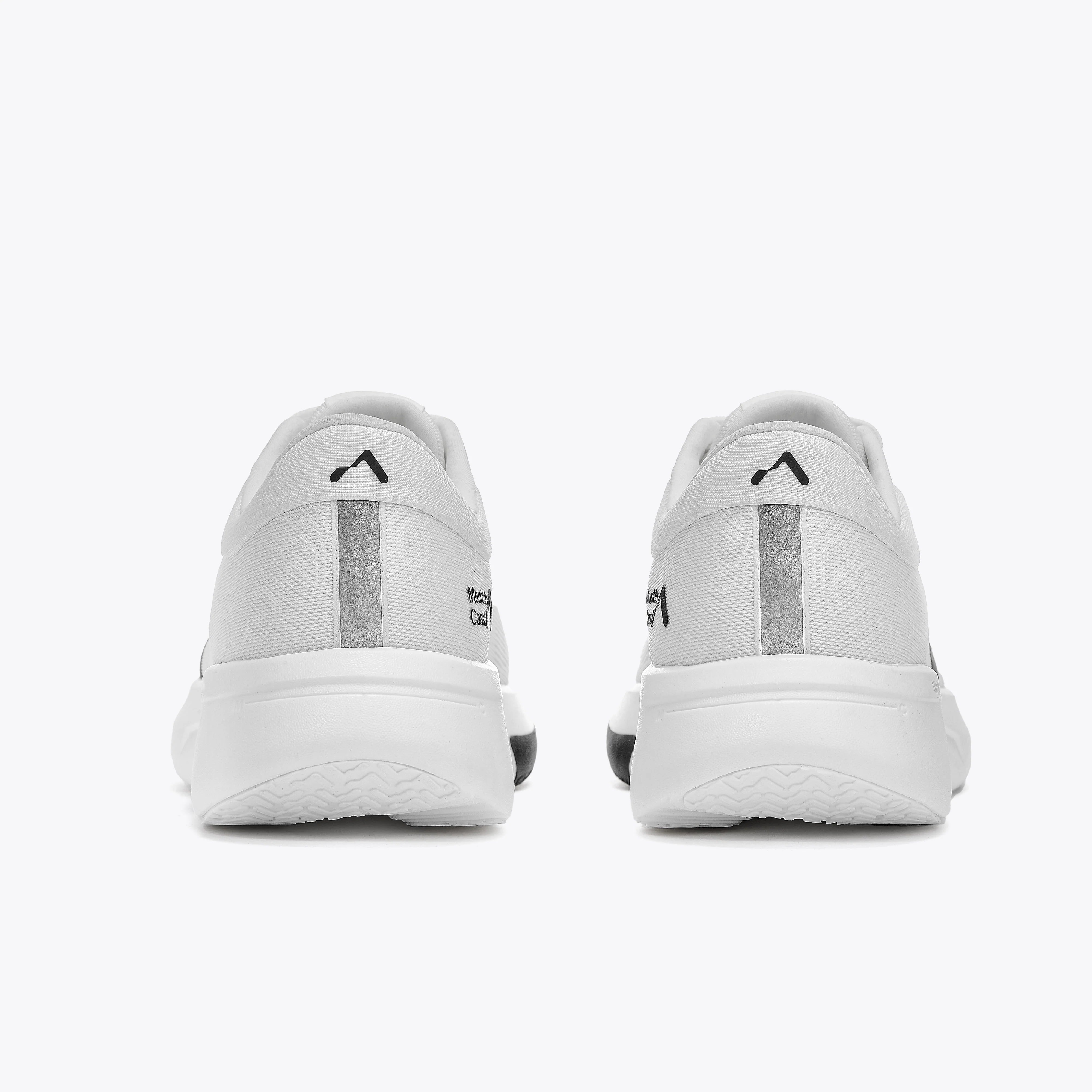 Mount to Coast R1 white running shoes rear view #Color_white